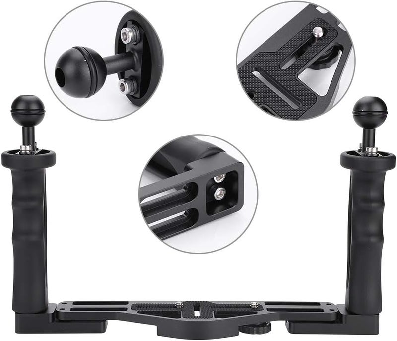 Aatraay Underwater Tray Seafrog Handle 25×18×6 Aluminum Tray with Handle Grips for Underwater Camera Housing Case Accessory - Image 4